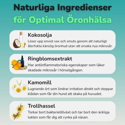 ÖronLugn™ Hund Öronrengöring