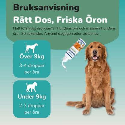 ÖronLugn™ Hund Öronrengöring